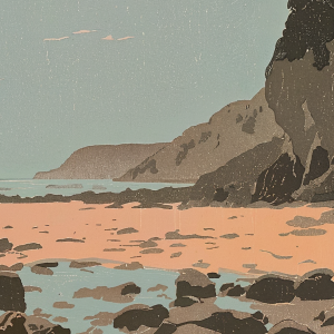 Detail of Sundown, Caswell Bay
