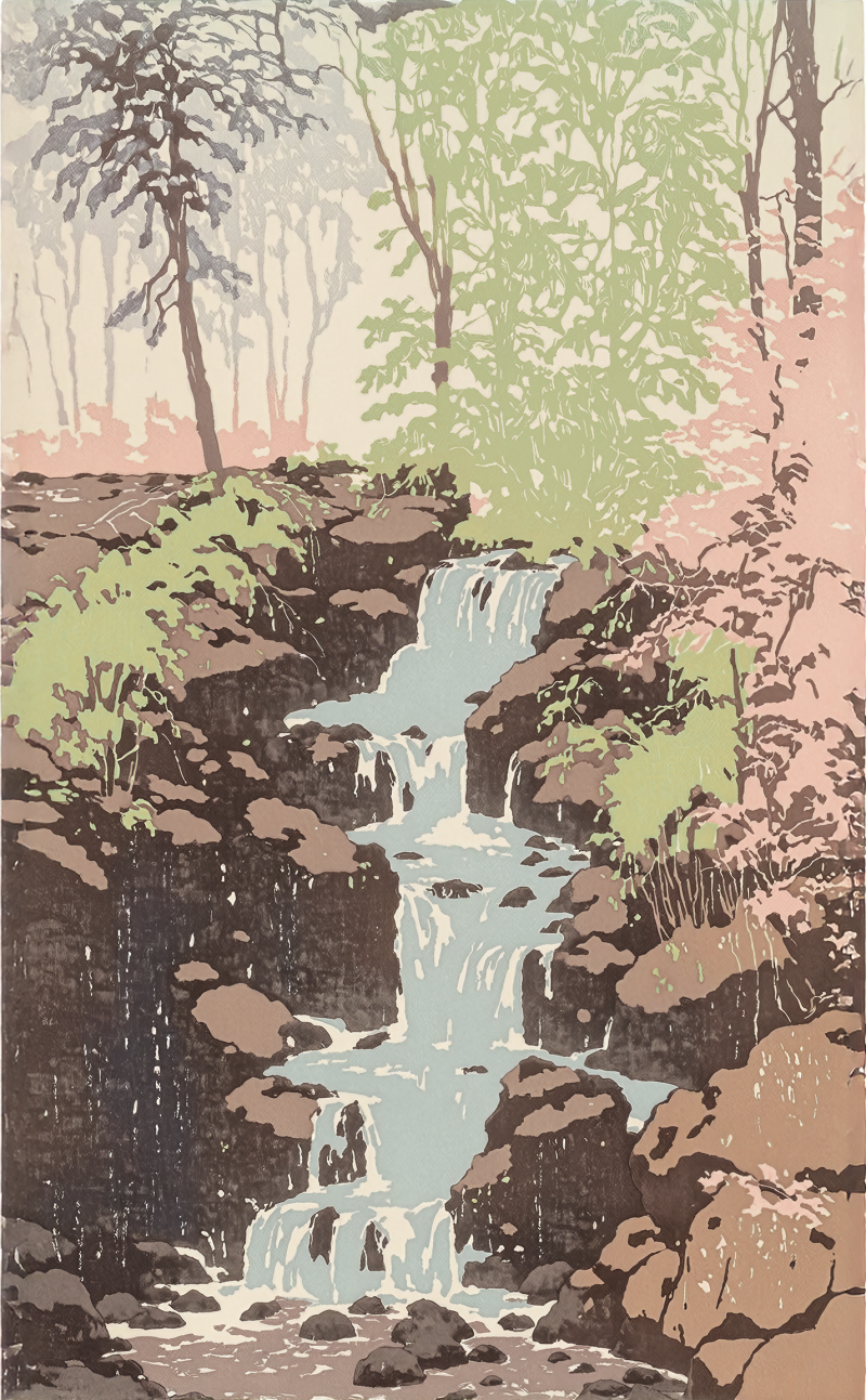 Waterfall At Clyne Gardens